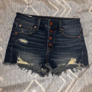 American Eagle Hi-Rise Shortie Shorts